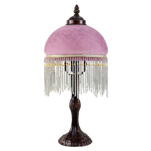 Beaded Victorian Table Lamp Pb