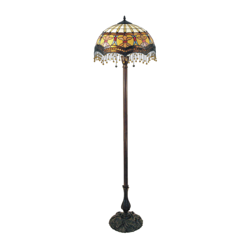 16&#39; Madonna Beaded Floor Lamp